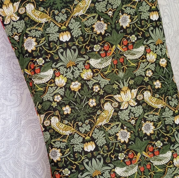 Liberty of London Art Fabric Christmas Stocking Strawberry Thief - Picture 5 of 11